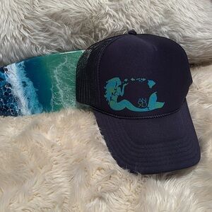 Navy ANXD Mermaid Kiss© Foam Trucker Hat